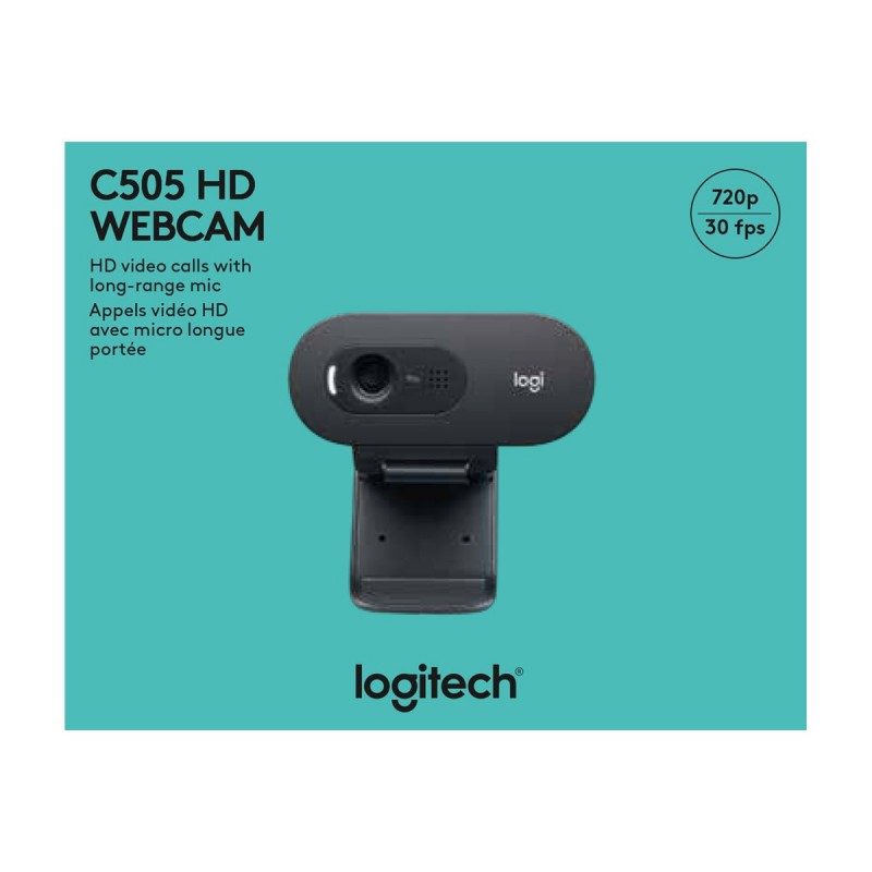  Logitech C505 HD Webcam 