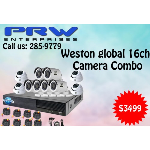 Weston Global 16ch Camera combo
