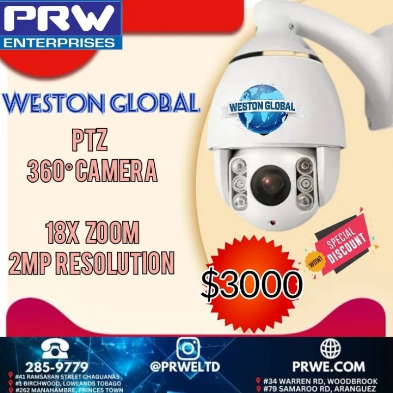 Weston Global 360° PTZ Camera