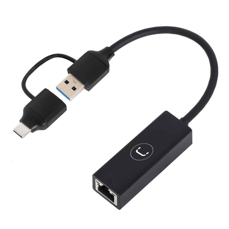 ETHERNET ADAPTER 2-IN-1 USB 