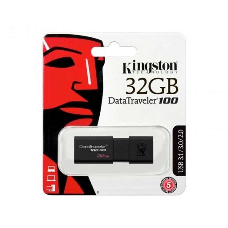 Kingston Dt100 G3 Datatraveler 100 32Gb USB 3.0 